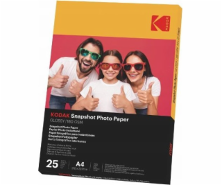 Kodak Fotografický papír pro tiskárny 25 ks A4 210x297mm ...