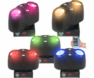 LIGHT4ME SID2 LED multiefektové světlo 4v1 paprskový efek...