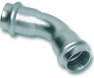 SANHA NIROSAN-Ocelové koleno nerezová ocel d45° d54SANHA