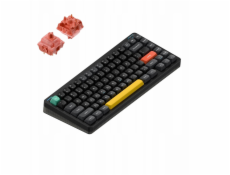 Nuphy - Halo75 v2 Bezdrátová mechanická klávesnice - Obsidian Black Raspberry Bezdrátová mechanická klávesnice