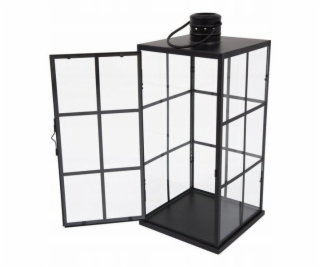 ProGarden Kovová lucerna na svíčku, 14,5 x 14,5 x 39 cm