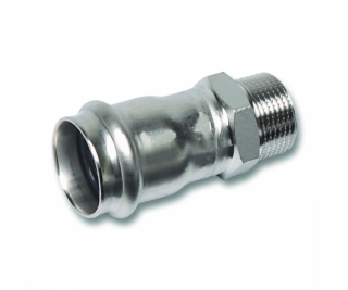 SANHA NIROSAN-Ocelový přechodový konektor z nerezové ocel...