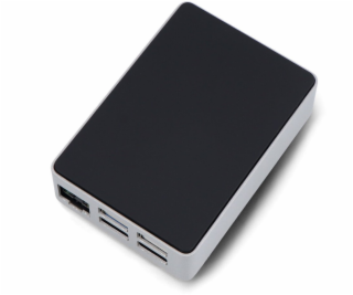 OEM Pouzdro pro Raspberry Pi 5 - hliníkové - stříbrné a č...