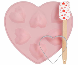 La Cucina Sada příslušenství na pečení s motivem srdce