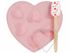 La Cucina Sada příslušenství na pečení s motivem srdce