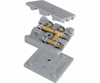 Viega Křížový prvek 16 Mosaz / leštěná (DWZ) Trubková spojka