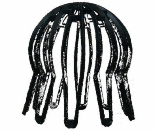 Poujoulat Komínová hlavice Starr z oceli (sada), černá, U...