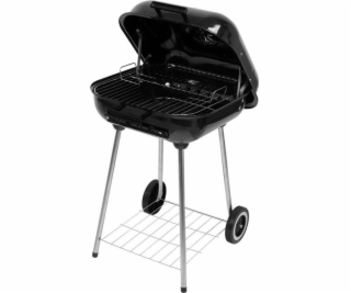 Lund Gril na dřevěné uhlí s udírnou, rošt 45*40 cm