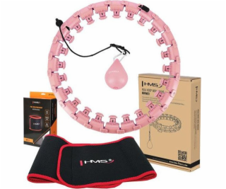 HMS Sada hula hoopů s výstupky a závažím hhw01 růžový zeš...