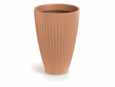 Prosperplast VYSOKÝ KULATÝ KVĚTINÁČ LATIA - TERAKOTOVÝ