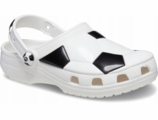 Crocs Dětské dřeváky Classic Soccer Ball Clog 210157-103 bílé 30/31