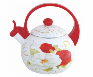 KingHoff Smaltovaná konvice 2l s píšťalkou KH-1910