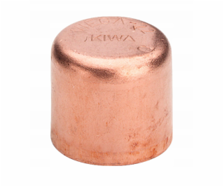 Viega Krytka 42 měděná / lesklá Trubková spojka