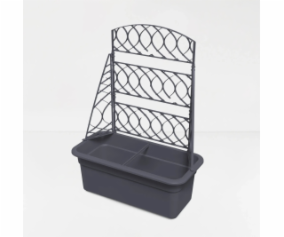 Prosperplast BLOMŮV DŮM S PERGOLOU - ANTRACIT