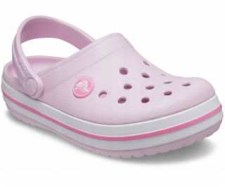 Crocs Dřeváky Crocband Clog K 207006-6GD růžové 34/35
