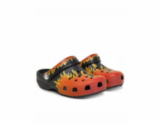 Crocs Dětské dřeváky Classic Flames 210993-0C4 Černé 29/30