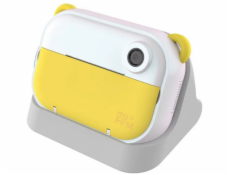 Xrec myFirst Camera Insta Wi - instantní fotoaparát pro děti s tiskárnou a tiskem štítků, 2,4  IPS displej, duální 12MP objektiv (žlutý)