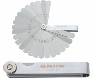 King Tony měřidla 25 ks 0,04 - 1,00 mm 13x85 mm King Tony