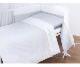 estilex povlečení do postýlky s mantinelem 100x135 Bianco...