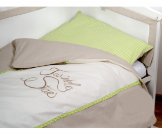 estilex Ložní prádlo s chráničem do postýlky 100x135 Twin...