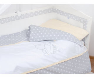 estilex Ložní prádlo s chráničem do postýlky 100x135 Twin...