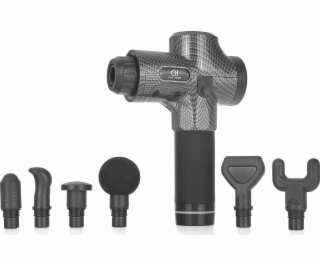 Geko Masážní pistole 100W s pouzdrem + 8 masážních hlavic...