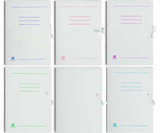 Barbara Složka A4 vázaná BARBARA tisk 0821016N bílý karto...