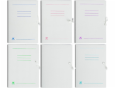 Barbara Složka A4 vázaná BARBARA tisk 0821016N bílý karton 350g 50ks