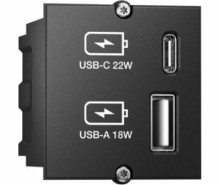 Bachmann Bachmann 917.227 napájecí zásuvka USB A + USB C ...