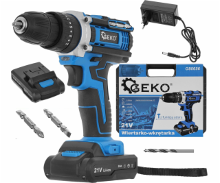 Geko Vrtačka s funkcí rázu 21V 2x 2Ah baterie (10 ks)