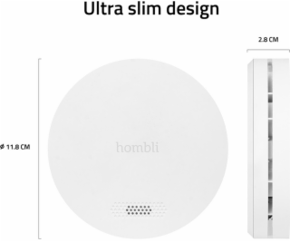 Avanca International BV Hombli chytřejší Rauchmelder weiß...