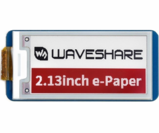 Waveshare E-Paper E-Ink displej 2,13   212x104px - SPI - ...
