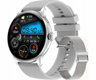 Rubicon Chytré hodinky SmartWatch Rubicon RNCF35 stříbrné...