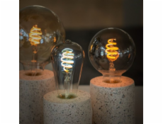 Avanca International BV Hombli smarte Filament Glühbirne, G95, E27, CCT, Smokey