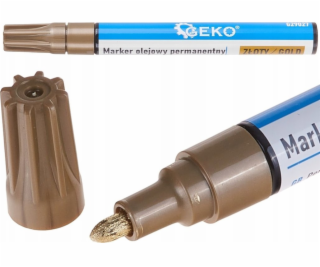 Geko Permanentní olejový popisovač Gold – vitrína (24/480)