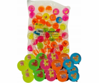 Adar Gumové míčky 4,5 cm 50 ks