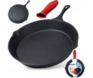 Vilde Pánev Litinová pánev se silikonovým víkem CAST LINE...