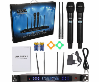 Bitmat Mikrofon DNA DNA SET 2X RUČNÍ BEZDRÁTOVÝ VOKÁLNÍ M...