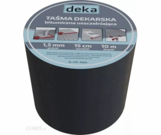 Deka ALUBUTYLOVÁ STŘEŠNÍ TĚSNĚCÍ PÁSKA 15CM*10MB ČERNÁ