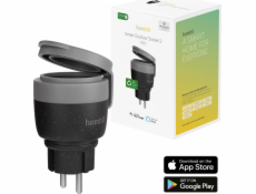 Avanca International BV Hombli smarte outdoor Steckdose V2, černá