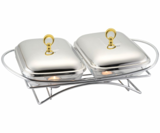 Klausberg ŽÁRUVZDORNÁ STOLNÍ OHŘÍVAČKA 2x1,5L KB-7922