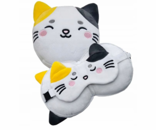 Relaxeazzz Plyšová sada kočky Lola: Mazlení + Zavázané oči