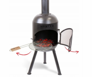 Ambiance Zahradní krb Bonfeu Bonsolo černý