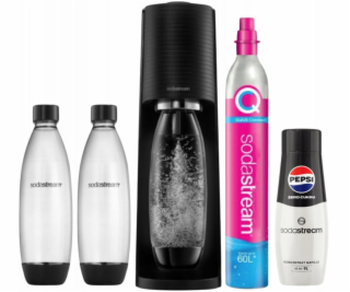 Sodastream Výrobník limonád Terra + 2 lahve + benzín Blac...