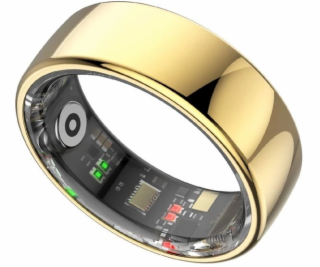 Powerton Smart RING PRO zlatý, měření stresu, tepová frek...