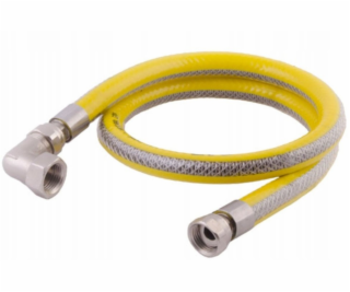 PROFITOR Plynová přípojka bez ventilu, úhlová 0,5M, přísl...