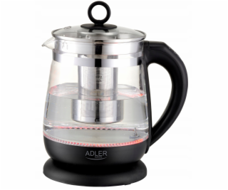Adler Skleněná konvice o objemu 1,5 l s infuzérem a regul...