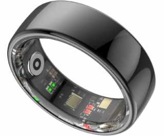 Powerton Smart RING PRO černý, měření stresu, tepová frek...