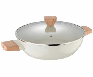 Bergner BG-34747 Plochý hrnec z přírodního mramoru 28 cm ...