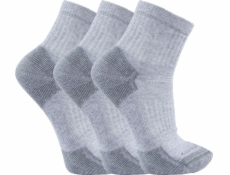 Carhartt Carhartt Středně těžké ponožky ze směsi bavlny šedé barvy